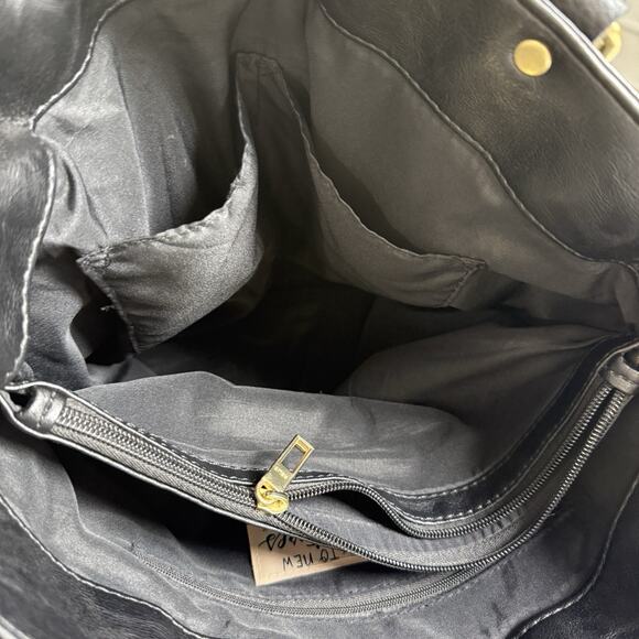 Relic Black Faux Leather Concealed Carry Purse Croc Embossed Western Boho - Picture 6 of 11